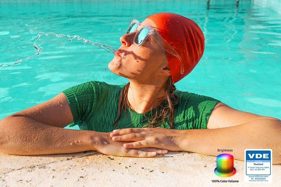 100% natężenie kolorów w telewizorze QLED Q80C dostępnym w Media Expert