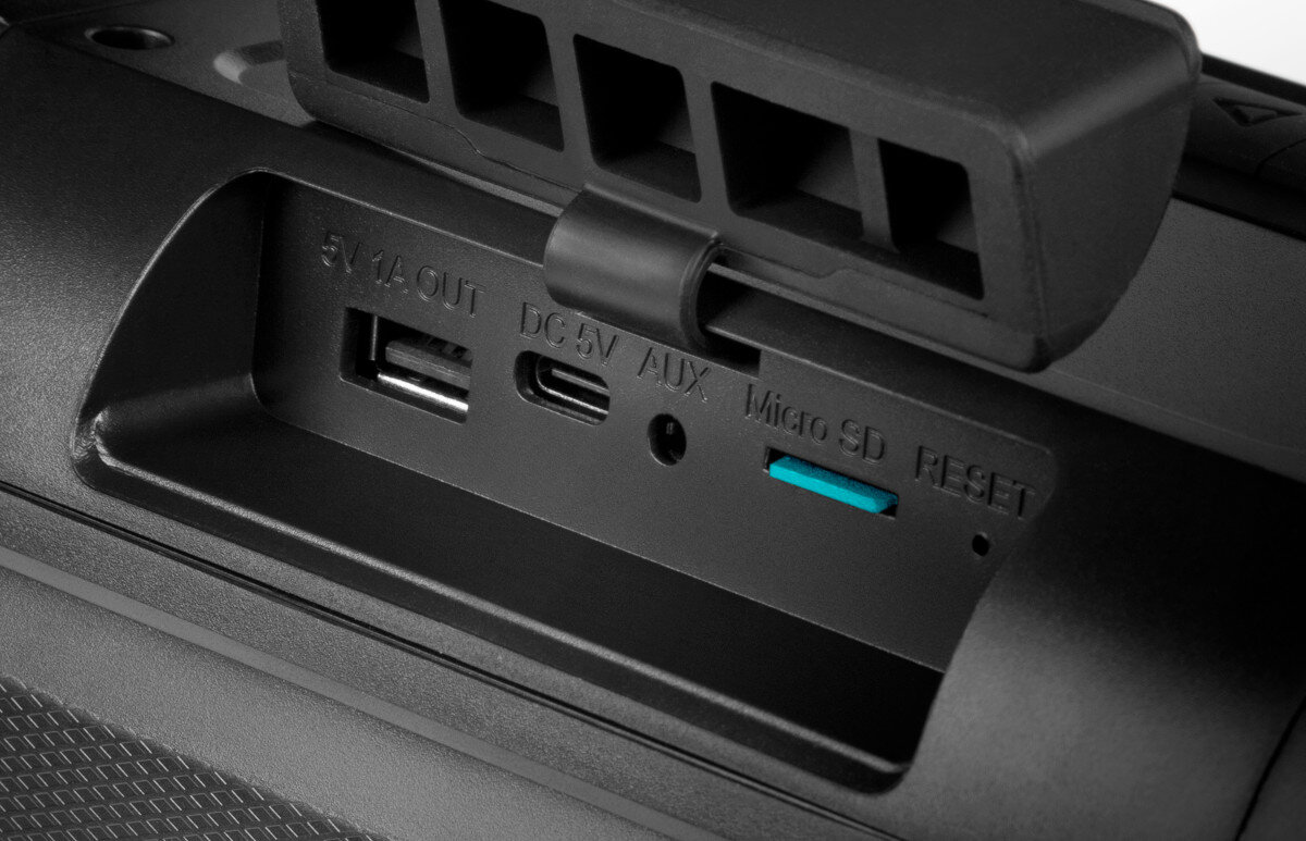 Głośnik mobilny SVEN PS-390 Czarny łączność Bluetooth AUX źródła