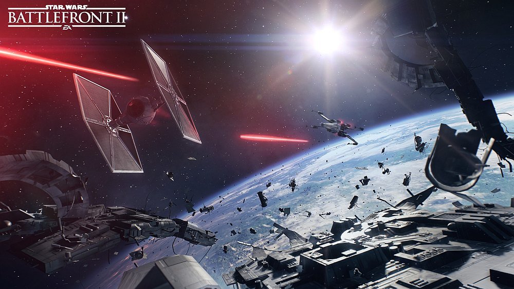 Star Wars: Battlefront II Gra walka kosmos myśliwce