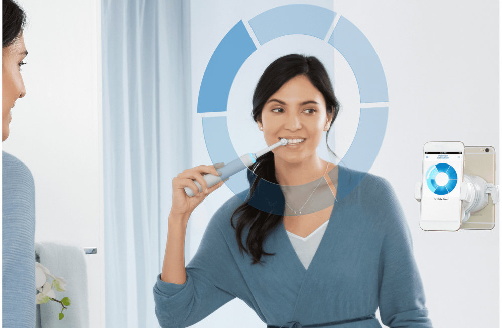 Szczoteczka rotacyjna ORAL-B Genius PRO 8000N - Czujnik wykrywania położenia