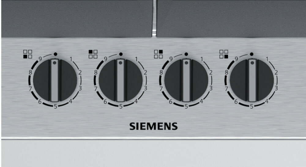 Płyta gazowa SIEMENS EC6A5HB90 - Pokrętła mieczykowe