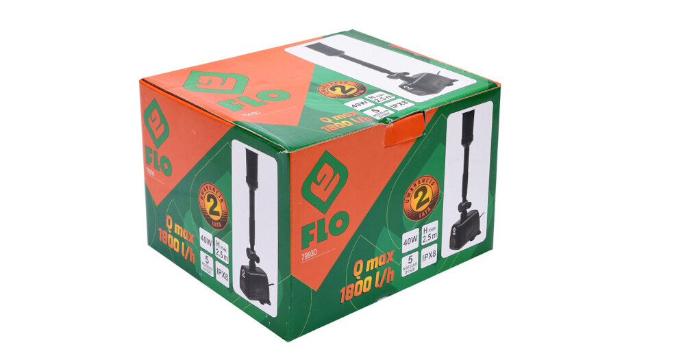 FLO-79930 pompa zestaw urządzenie końcówki instrukcja obsługi karta gwarancyjna