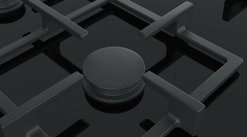 Płyta gazowa SIEMENS ER6A6PD70 - Ruszty żeliwne