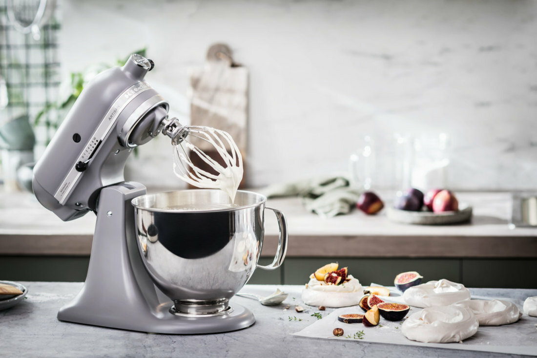 Robot kuchenny planetarny KITCHENAID Artisan 5KSM125ECU 300W dzieza 4,8l wykonanie stal INOX mozliwosc mycia w zmywarce