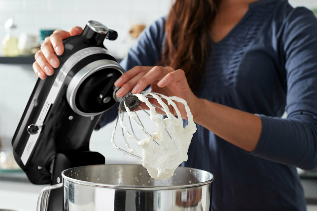 Robot kuchenny planetarny KITCHENAID 5KSM125ECU 300W ubijanie wyrabianie mocny wykonanie uzytkowanie mozliwosci