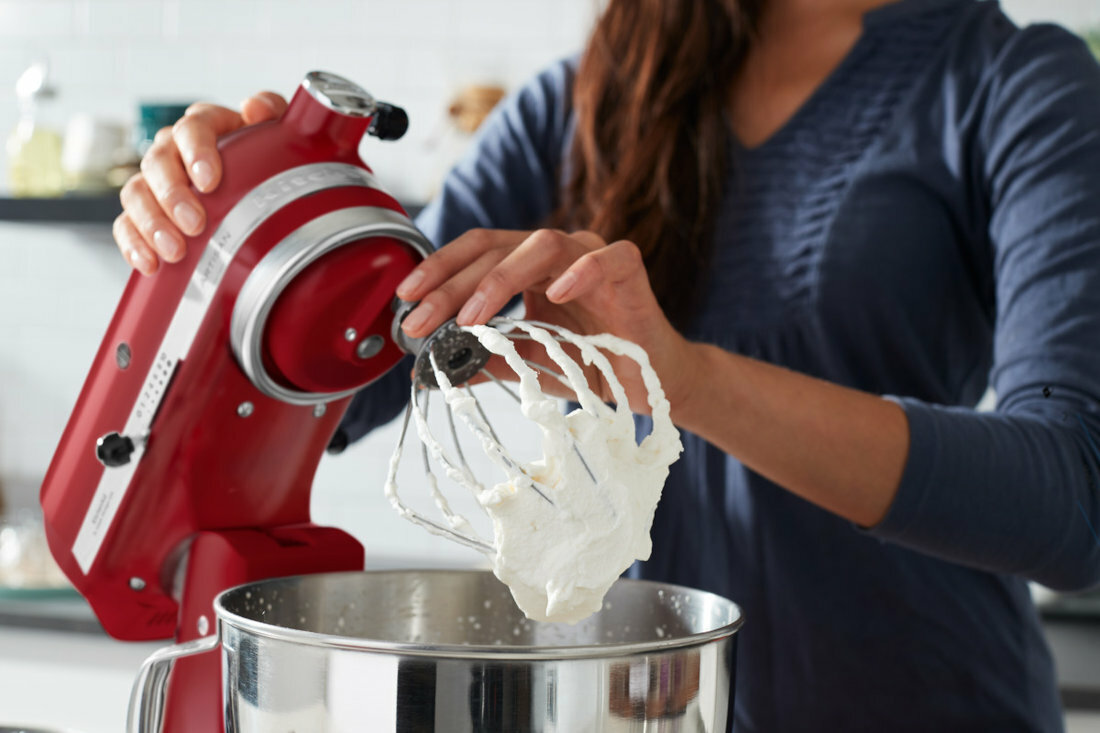 Robot kuchenny planetarny KITCHENAID 5KSM125EER 300W ubijanie wyrabianie mocny wykonanie uzytkowanie mozliwosci