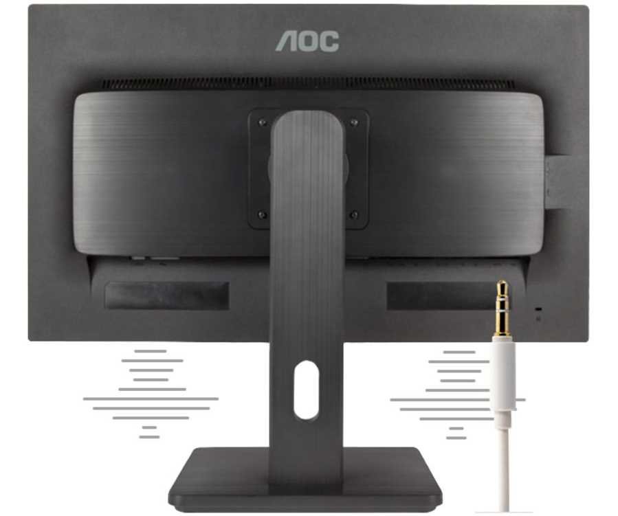 Monitor AOC I2375PQU - Wbudowane Głośniki