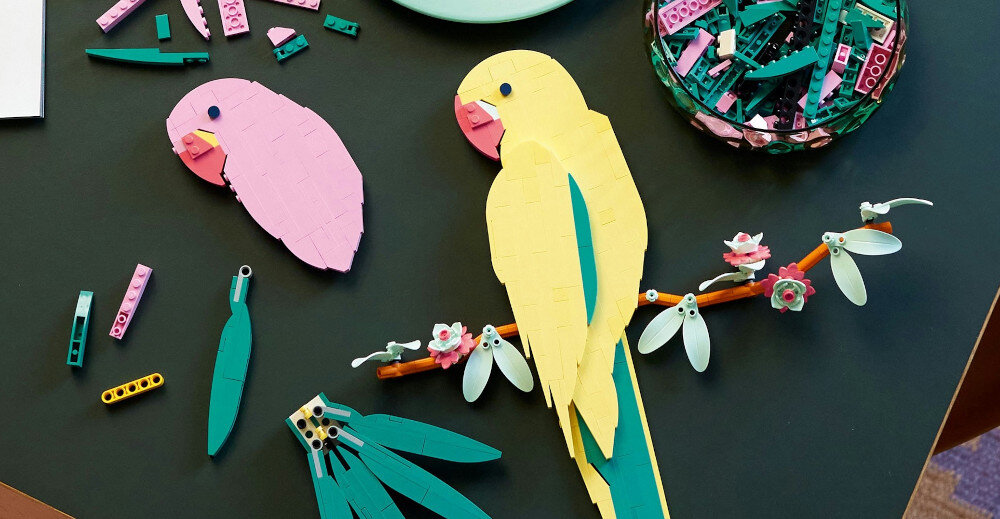 KLOCKI LEGO ART KOLEKCJA ZWIERZĄT - PAPUGI ARY 31211 powyżej 18 lat