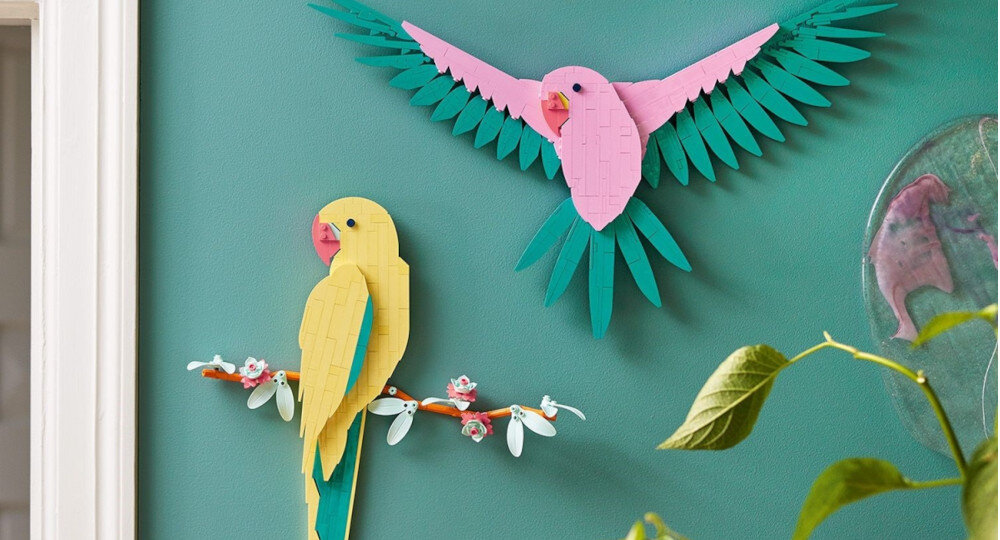 KLOCKI LEGO ART KOLEKCJA ZWIERZĄT - PAPUGI ARY 31211