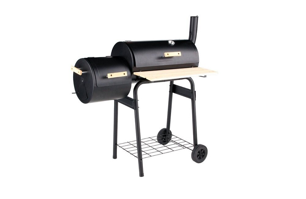 Grill węglowy TOYA 99513 z wędzarnią Pokrywa wskaźnik temperatury