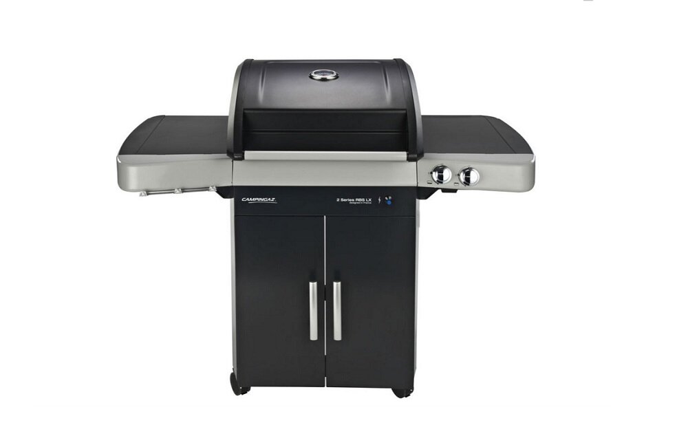 Grill gazowy CAMPINGAZ RBS LX BBQ Seria 2 2000025143 funkcjonalny dwa ceramiczne palniki Radiant Burner System duży pokrywa z termometrem