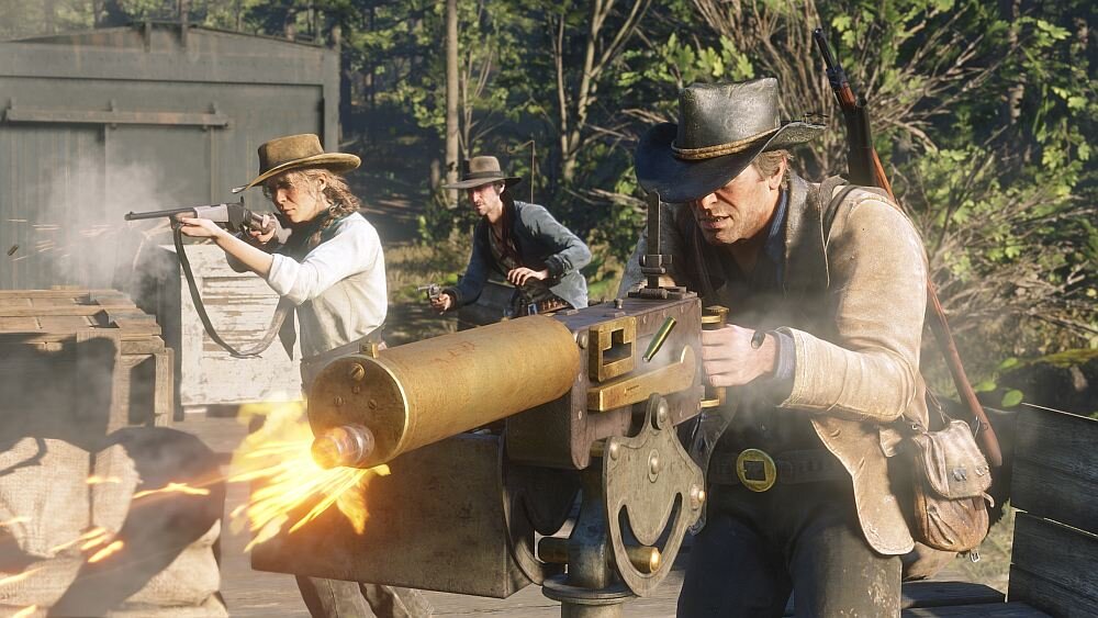 GRA RED DEAD REDEMPTION 2 broń modele