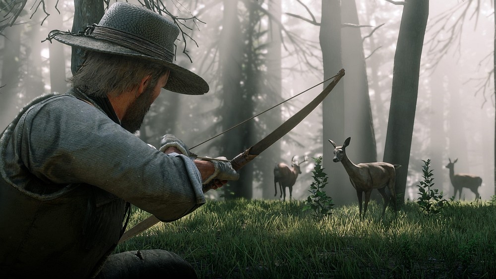 GRA RED DEAD REDEMPTION 2 polowanie crafting zwierzęta
