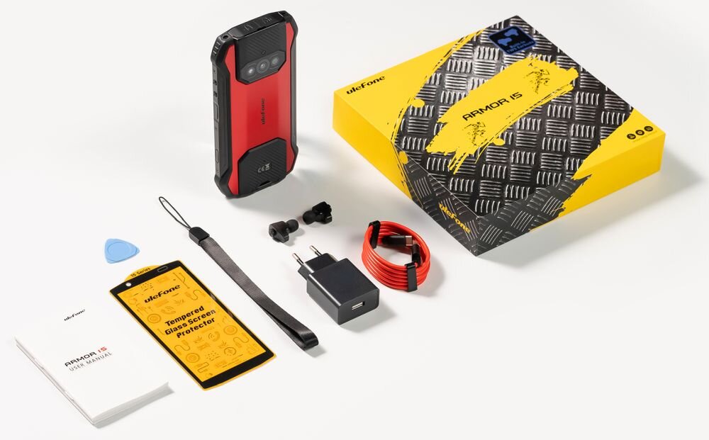 Smartfon ULEFONE Armor 15   ekran bateria aparat procesor ram pamięć pojemność rozdzielczość zdjęcia filmy opis dane cechy blokady system łączność wifi bluetooth obudowa szkło odporność porty muzyka transfer sieć przekątna matryca waga czujniki oled amoled ips