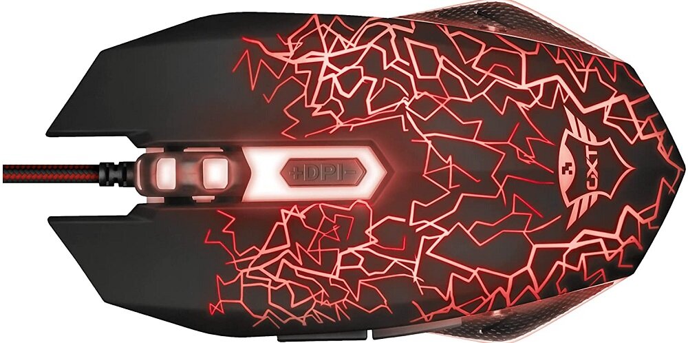 Mysz TRUST GXT 105 Gaming Mouse - podswietlenie