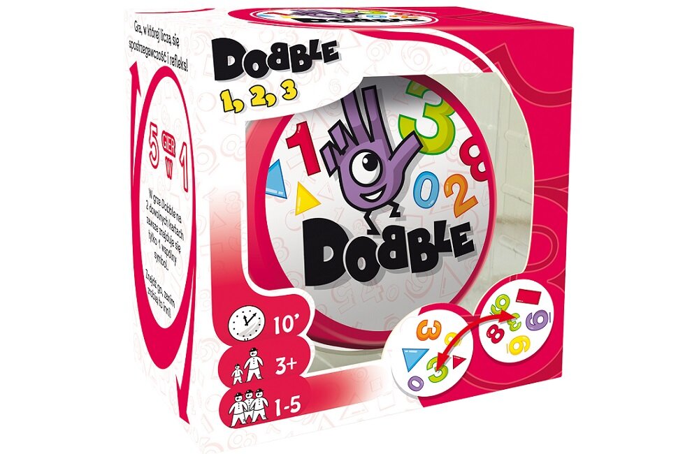Gra karciana REBEL Dobble 1 2 3 Kartonowe opakowanie