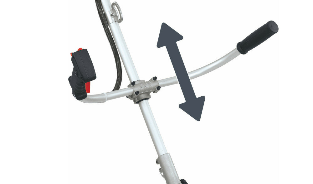 Kosa spalinowa EINHELL GH-BC 30 AS wykonana z wysokiej jakości materiałów ergonomia i komfort użytkowania niska waga 7,8 kg wygodna w składaniu i transporcie do zastosowania domowego i dla profesjonalnych firm zestaw szelki klucz do świec pojemnik do mieszanki benzyny i oleju głowica żyłkowa tarcza tnąca