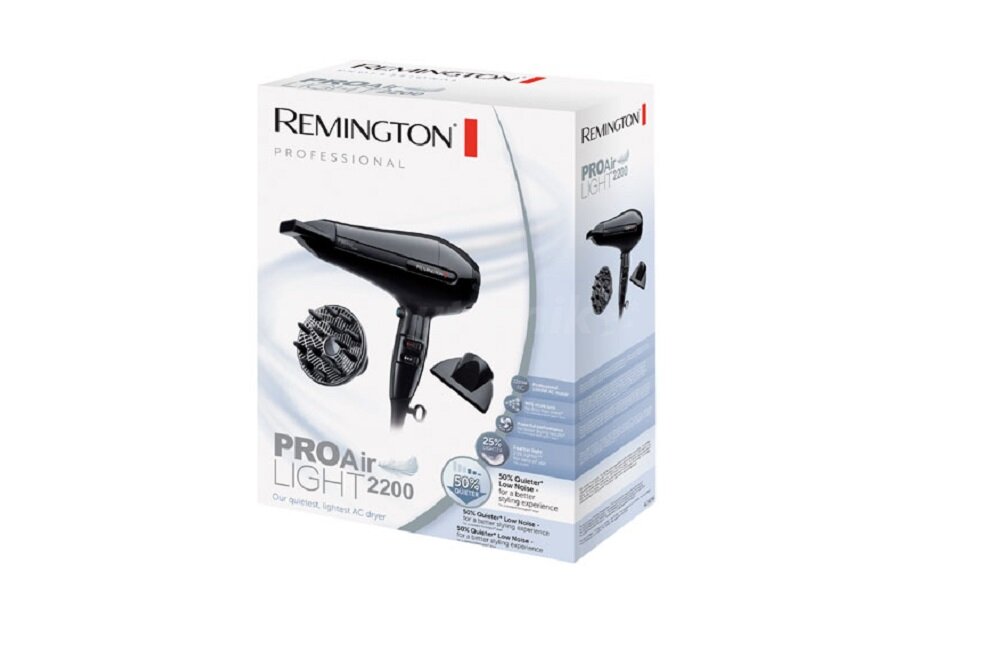 suszarka REMINGTON AC6120 PRO-Air Light 2200 regulacja temperatury modelowanie włosów