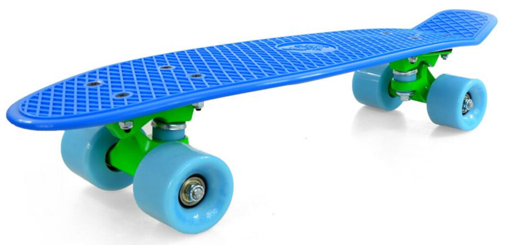 Deskorolka SPOKEY Cruiser Fiszka Navy do szybkiej dynamicznej pełnej manewrów jazdy doskonała stabilizacja efektywnie pracujące łożyska