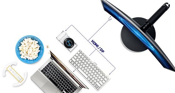 Samsung HDMI, D-Sub. Wielowymiarowa rozrywka Samsung HDMI, D-Sub. Wielowymiarowa rozrywka