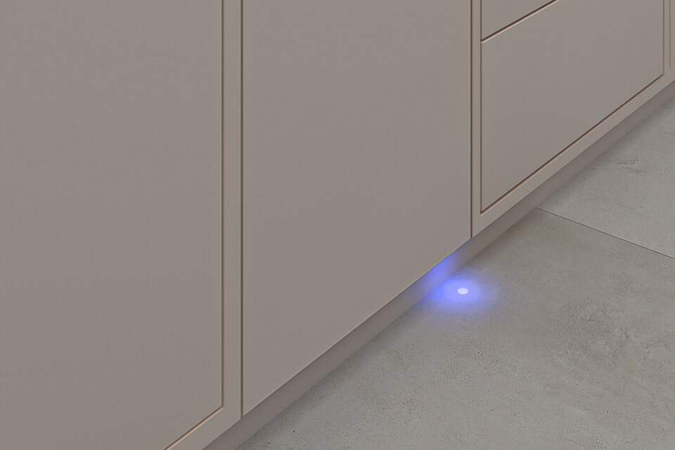 zmywarka do zabudowy DW50DG451B00ET posiada światło infolight 