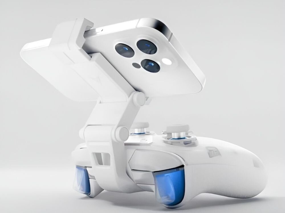 Uchwyt na telefon FLYDIGI do kontrolera Apex 5 Biały
                uchwyt na telefon przyczepiony do kontrolera z telefonem