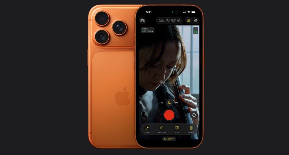 APPLE iPhone 17 Pro Max ProRes RAW Apple Log 2 postprodukcja filmowa