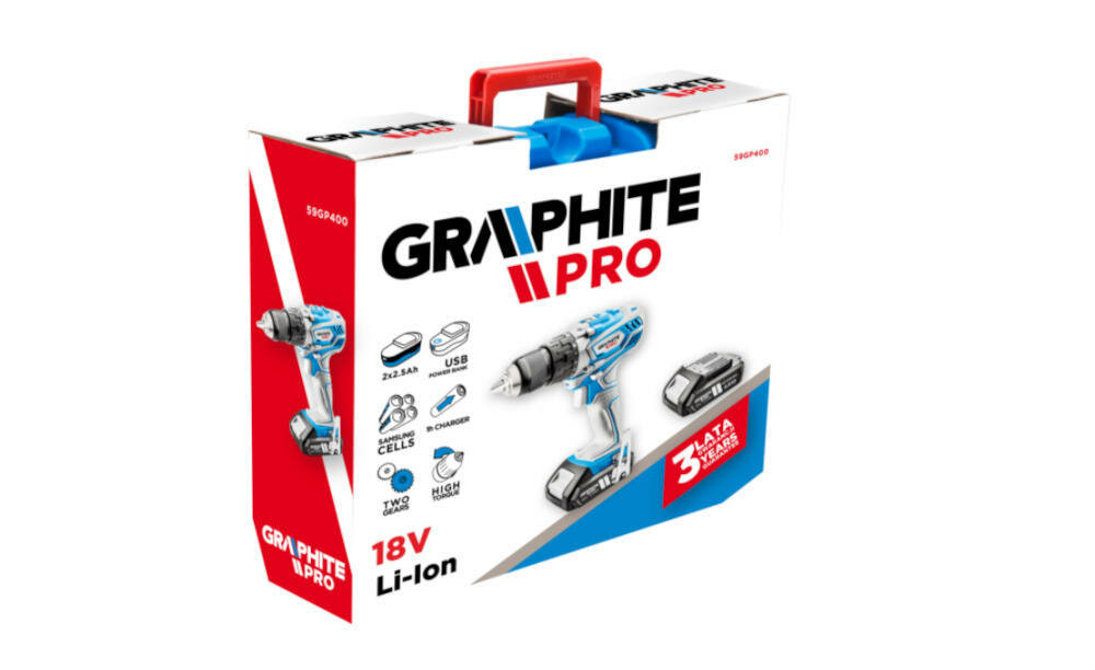 GRAPHITE-PRO-59GP400 wygodna walizka ochrona uszkodzenia transport