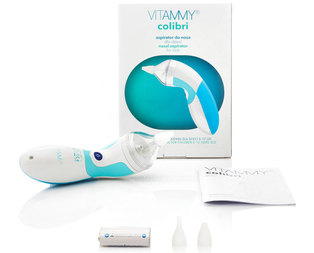 Aspirator do nosa VITAMMY Colibri dzialanie czyszczenie
