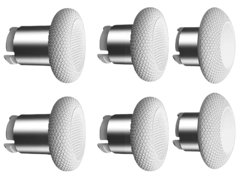 Komplet joysticków FLYDIGI do kontrolera Apex 5 Biały (6 szt.)
                komplet joystickow na białym tle apex 5 sześć nakładek kontroler 8 mm, 10 m