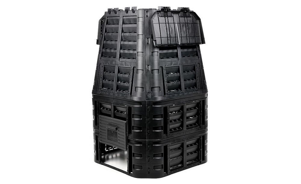 Kompostownik EKOBAT Ecosmart 1000 kompost rynienki zbieranie deszczówki budowa modułowa