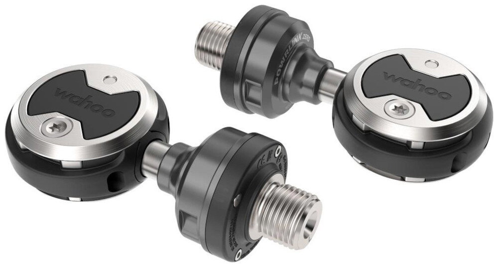 Pedały rowerowe WAHOO Power Dual WFPRX2S55 para pedałów na biał tle Automatyczna kalibracja oraz kompensacja temperatury Stabilne dane