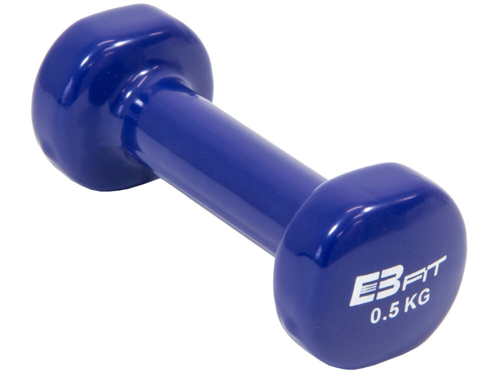 Hantla EB FIT VDB (0.5 kg) hantle kompozytowe lekkie waga 0,5 kg do ćwiczeń siłowych ogólnorozwojowych rehabilitacji