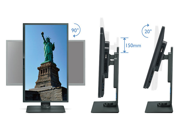 Monitor BENQ PD3200Q - Regulacja Pochylenia i Wysokości