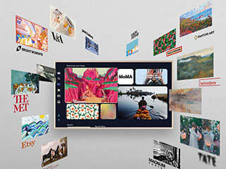 Funkcja Tryb Sztuka dostępna w telewizorze Samsung The Frame Pro (2025). Telewizor dostępny w sklepach Media Expert.