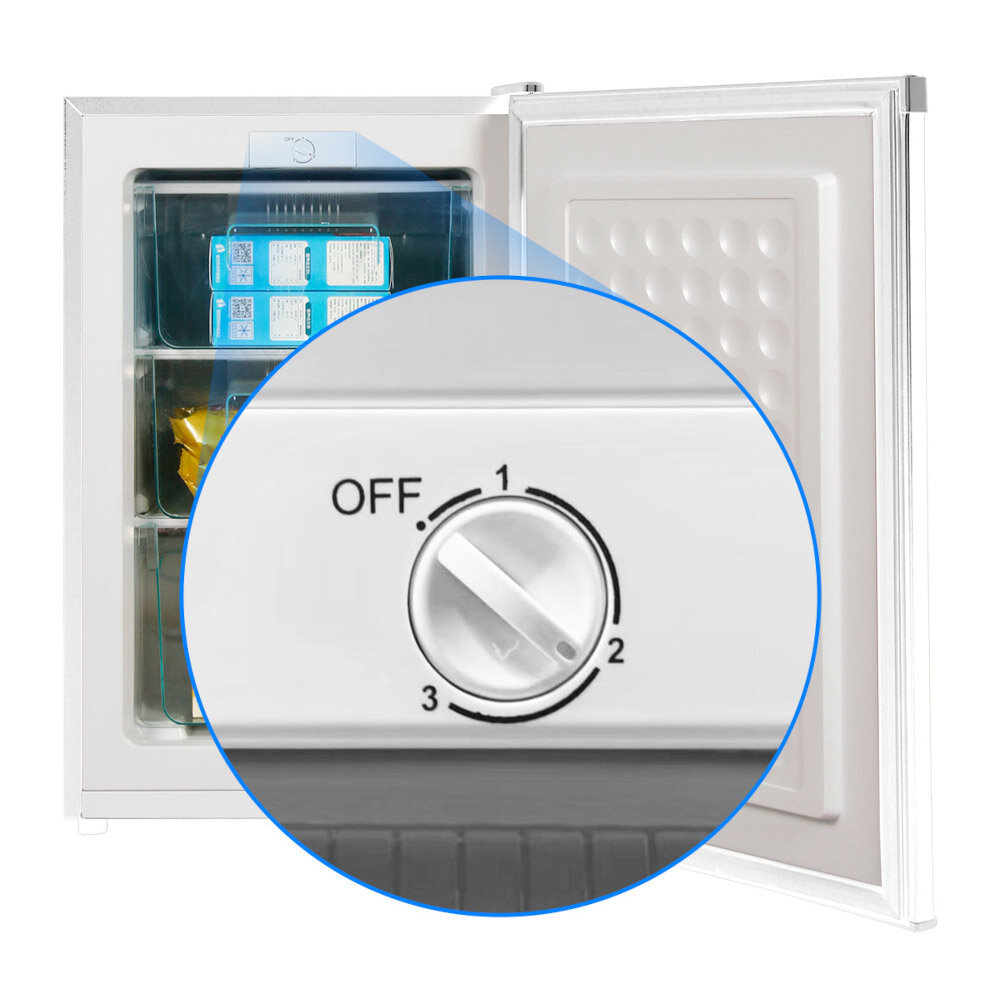 ZAMRAŻARKA LIN LI-BD-100 BIAŁA Zdolność zamrażania 4,5 kg/24h Proste i intuicyjne sterowanie klasyczne pokrętło sterujące dostosowanie temperatury intuicyjne rozwiązanie łatwa bezproblemowa obsługa niezawodność