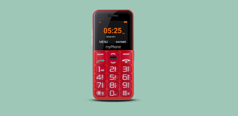 Telefon MYPHONE Halo Easy wyswietlacz waga konstrukcja
