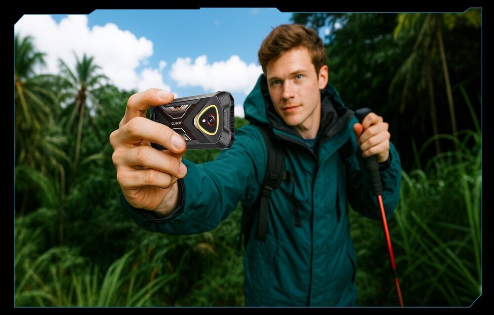 smartfon CUBOT KingKong Mini 4 Tylny aparat 48 Mpix LED przednia kamera 16 Mpix 