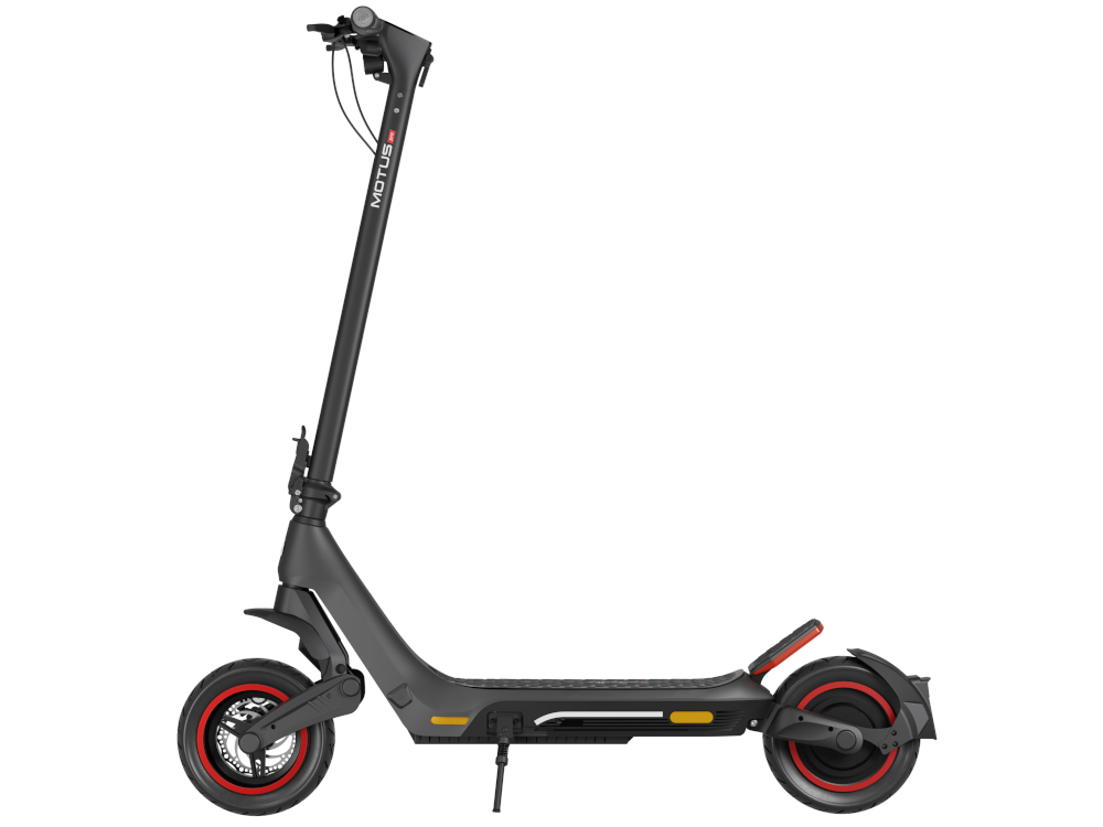 Hulajnoga elektryczna MOTUS Pro 10 Urban 60 km 500W Amortyzacja 10 Grafitowy stopka skladana wytrymala w centralnym punkcie ciezkosci