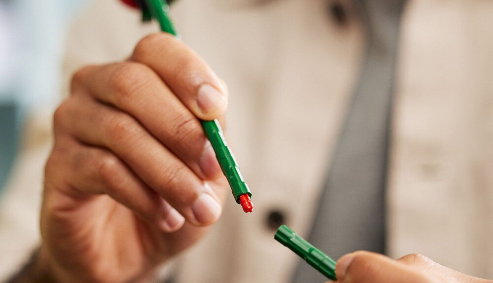 KLOCKI LEGO ICONS BUKIET RÓŻ 10328 Niewymagająca roślinność bez wody bez podlewania sztuczne kwiaty