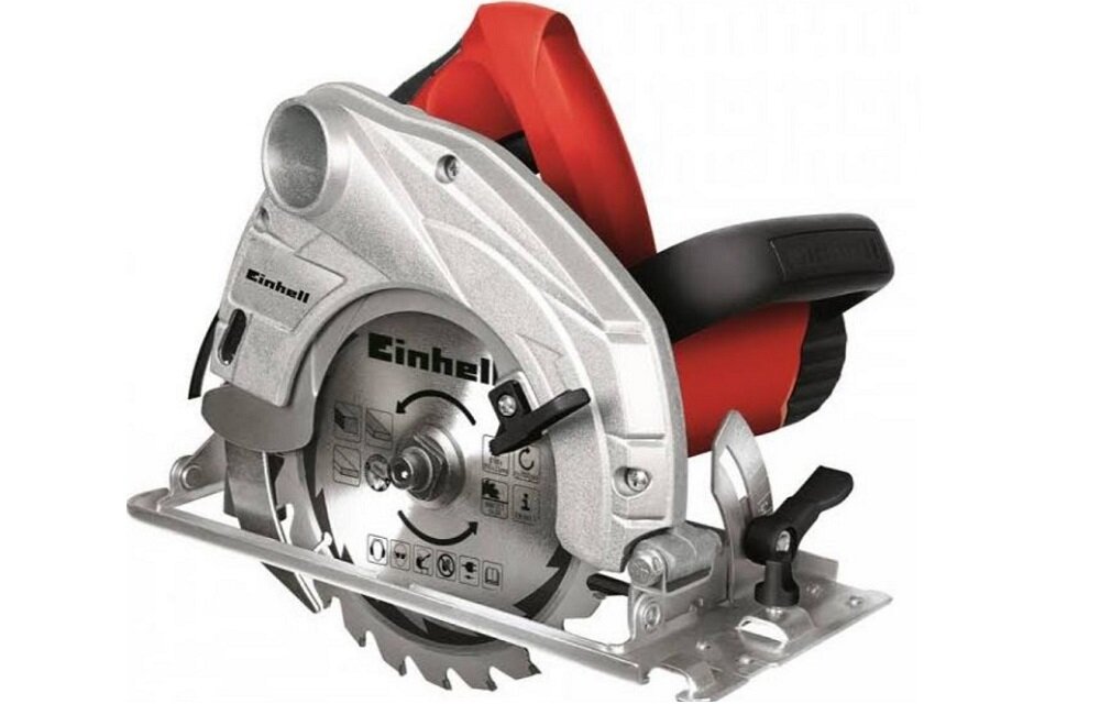 Pilarka tarczowa EINHELL TH CS 1200 1 regulacja kąta przy cięciu kątowym