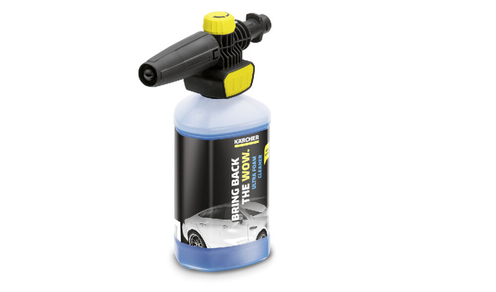 Наконечник KARCHER-FJ10C, створюючи нанесення піни, змінює засіб вертикального регулювання насадки