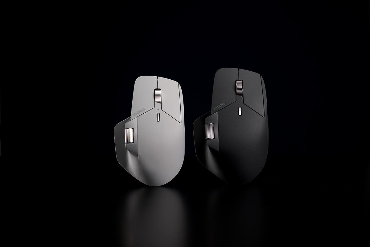 Mysz RAPOO MT760L technologii multi-mode jednoczesne połączenie 2.4 GHz, Bluetooth 4.0 lub Bluetooth 5.0 do 10 metrów jednym kliknięciem