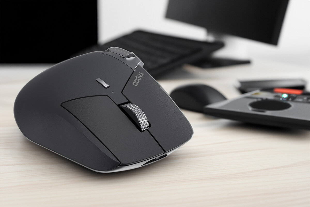 Mysz RAPOO MT760L Bezprzewodowa wbudowany akumulator litowy 800 mAh 30 dni kabla USB-C