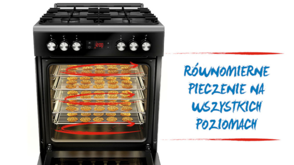 Отдельностоящая кухня Beko FSE62120DW — два обогревателя