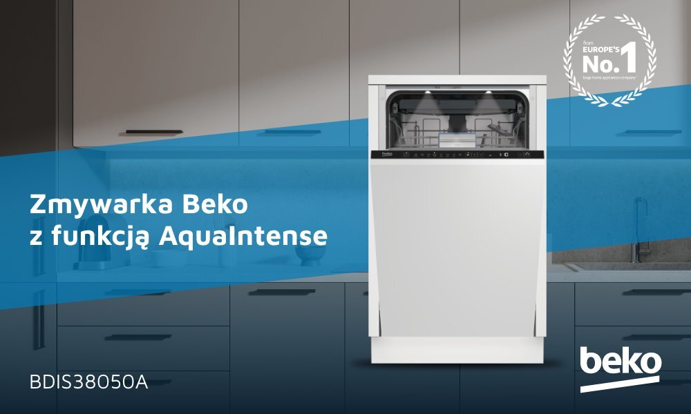 ZMYWARKA BEKO BDIS38050A model logo baner top