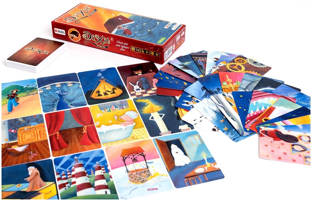 Gra planszowa REBEL Dixit 2 Przygody Wspaniałe grafiki 