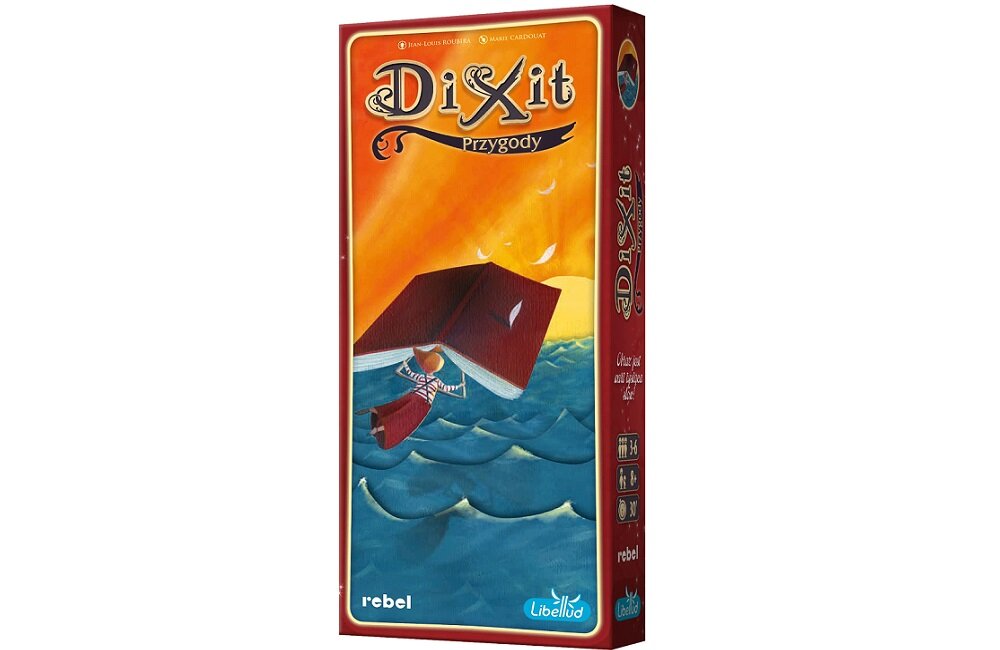 Gra planszowa REBEL Dixit 2 Przygody Pomoc w rozwoju ważnych umiejętności
