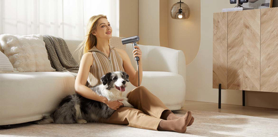 Suszarka DREAME Pocket Pro Szary 1300 W Ciche użytkowanie Sześciowarstwowa konstrukcja bezszczotkowy silnik poziom hałasu