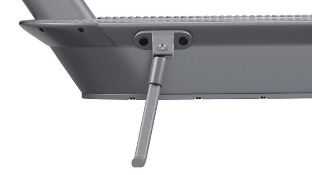 Hulajnoga elektryczna MOTUS Scooty 10 Plus Plus 2023 Turkusowy skladana stopka w centralnym punkcie ciezkosici